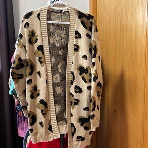 Leopard cardigan